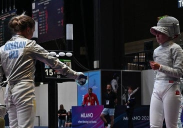 La guerra de Ucrania estalla en el Mundial de Esgrima de Milán