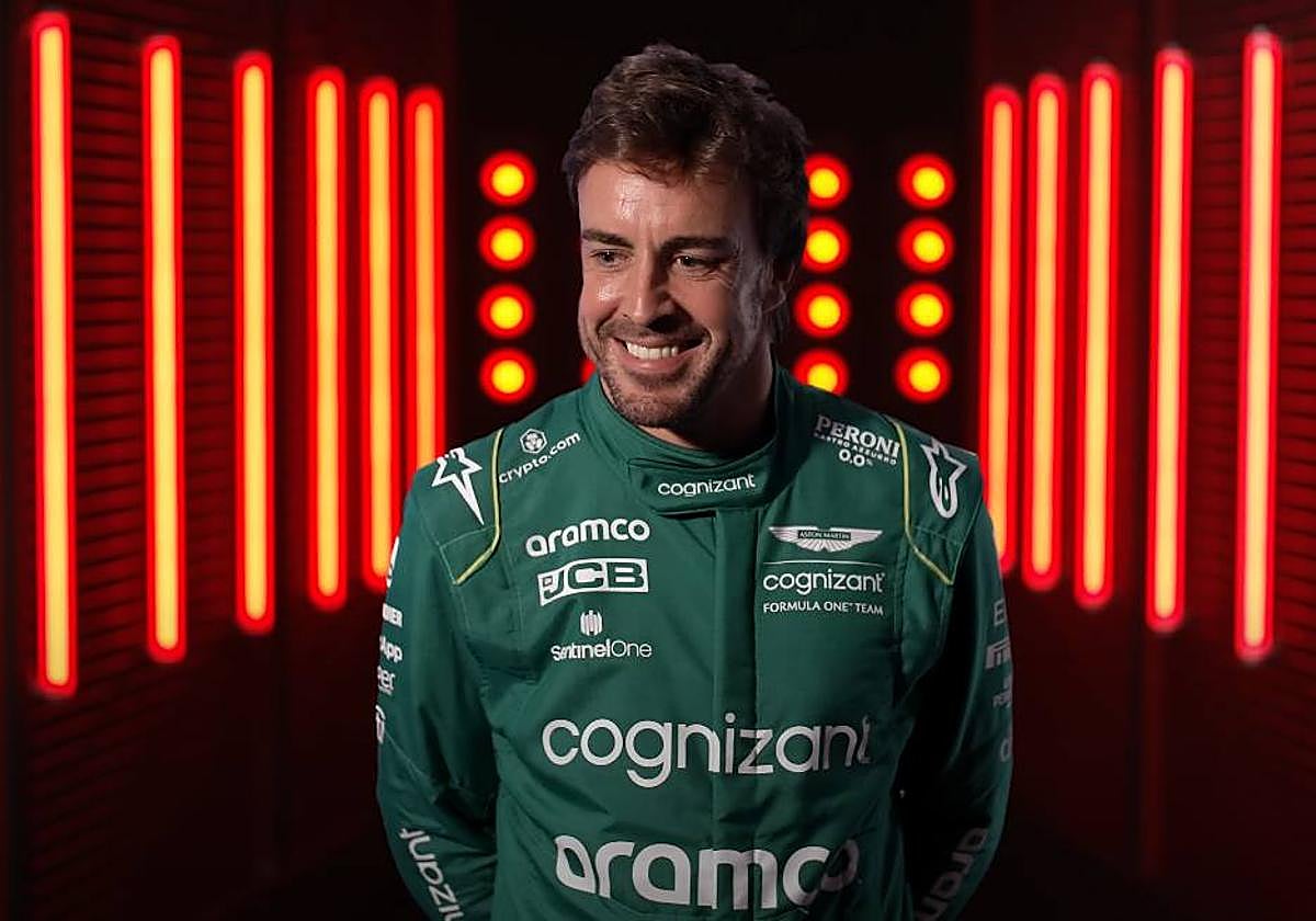 Fernando Alonso, en el test de 'Grill the Grid'