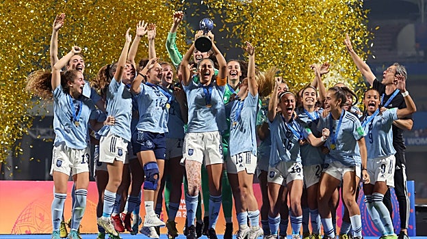 Selección sub-17 campeona del mundo en octubre del pasado año 2022