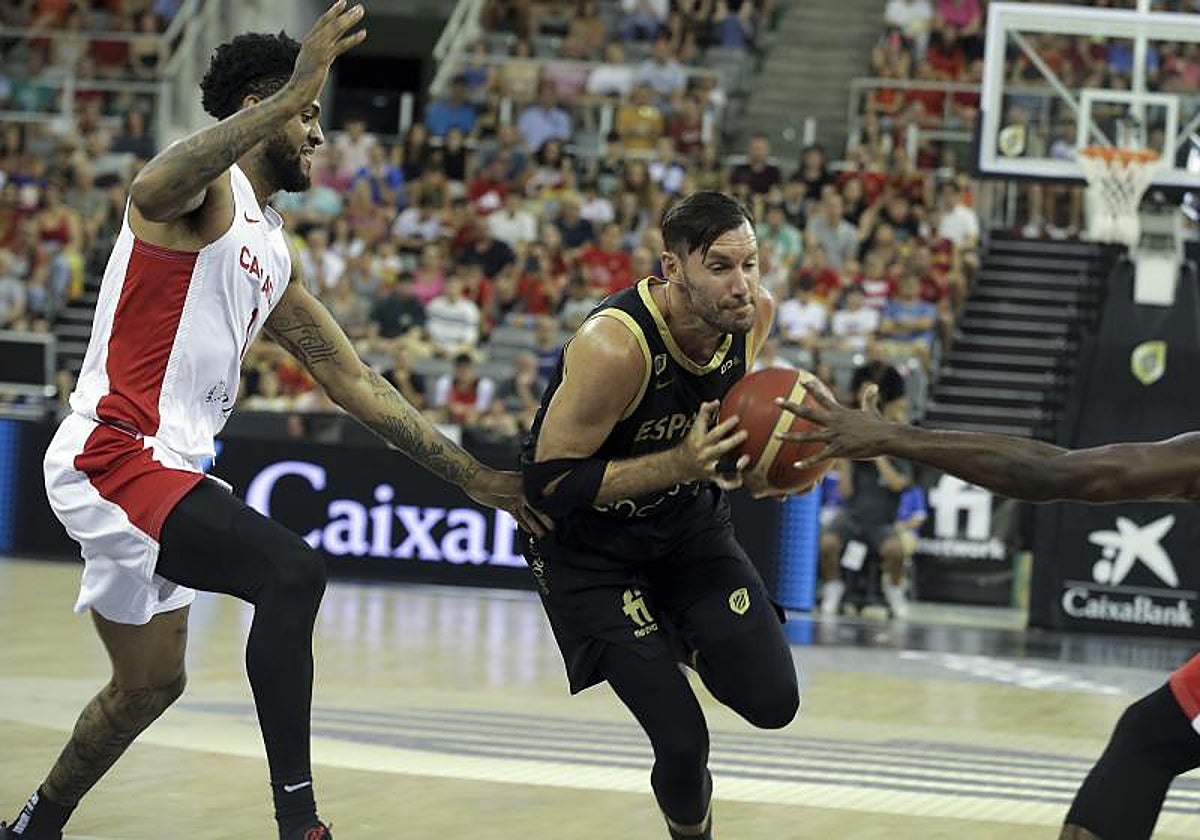 Rudy Fernández entra a canasta