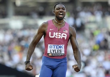 Noah Lyles se impone en un 100 desprovisto de referentes