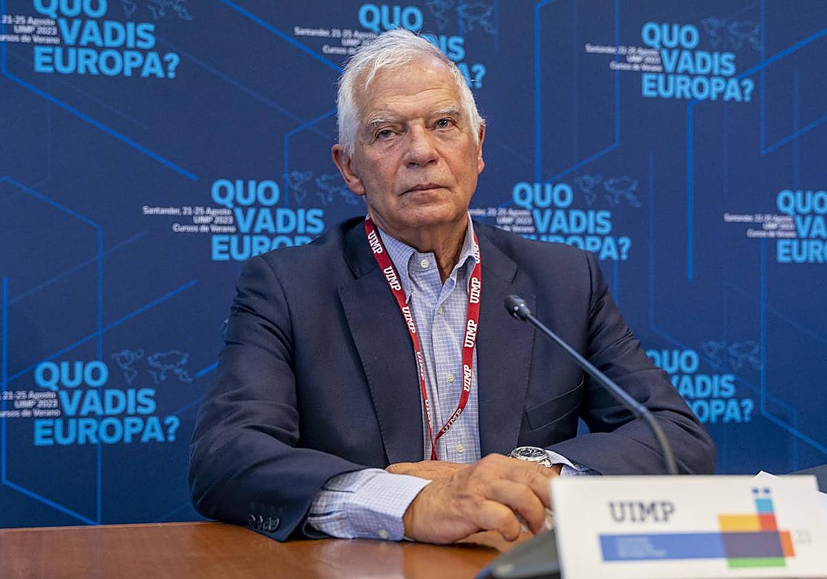 Josep Borrell, en un acto institucional