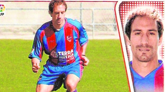 Cromo de Luis Rubiales en el Levante UD