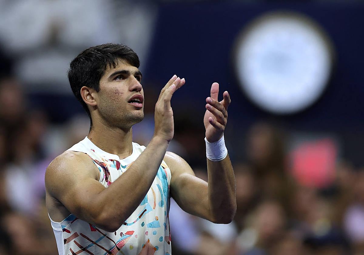 Carlos Alcaraz festeja