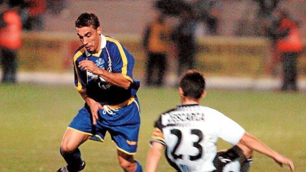 Rubiales, en un partido de Copa con el Levante