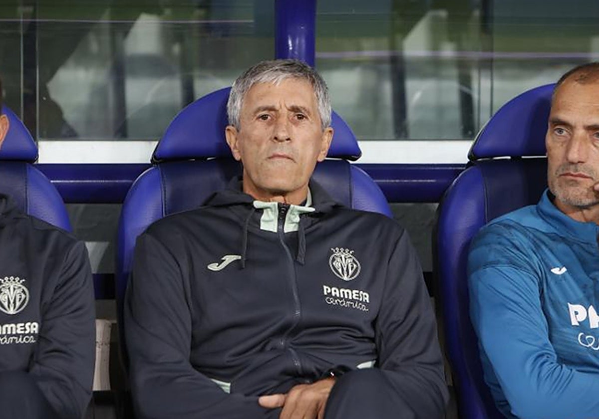 Quique Setién, en el banquillo del Ciudad de Valencia