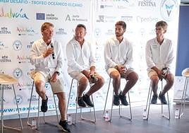 Alex Pella presentó en Sevilla el primer Desafío del Trofeo Oceánico Elcano