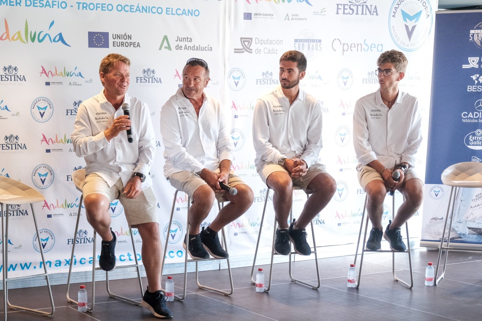 Alex Pella presentó en Sevilla el primer Desafío del Trofeo Oceánico Elcano