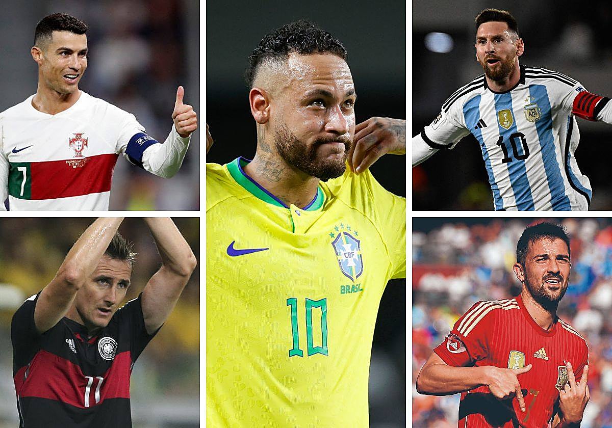 Neymar se une al club de los máximos goleadores de las selecciones históricas