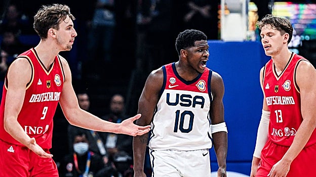 Edwards, en las semifinales ante Alemania