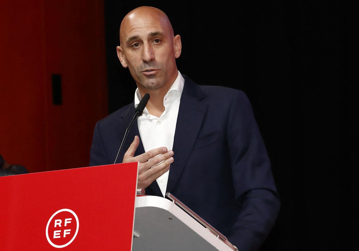 El ya expresidente de la RFEF Luis Rubiales