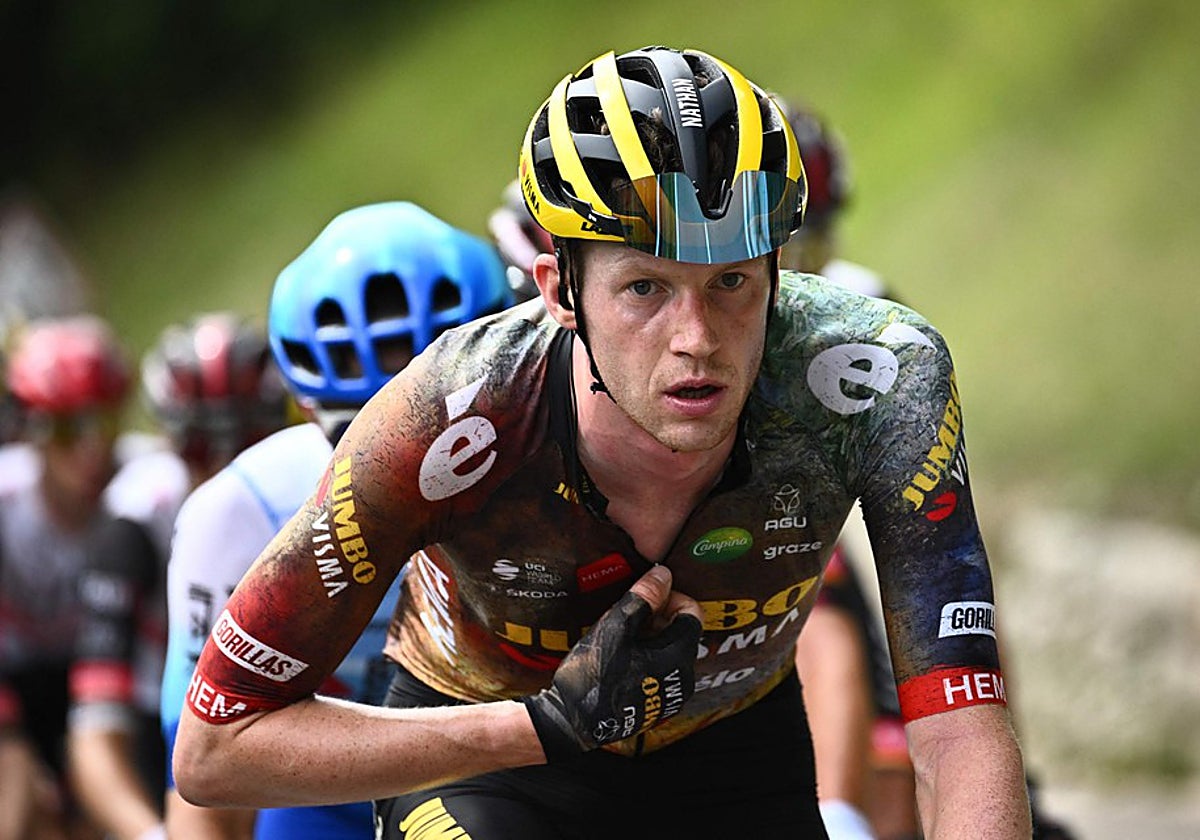 Nathan Van Hooydonck durante una carrera