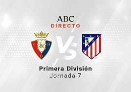 Osasuna - Atlético, estadísticas del partido