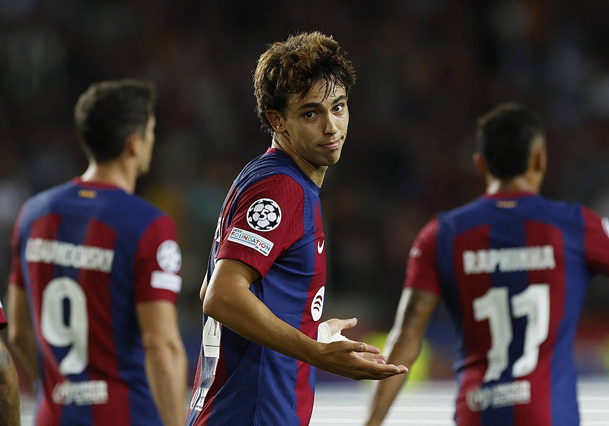 Joao Félix celebra uno de sus goles