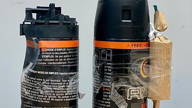 Material intervenido por la Policía Nacional