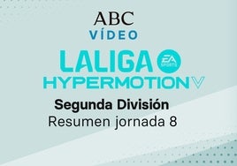 Jornada 8 de la Liga de Segunda división: goles y resumen en vídeo de los partidos