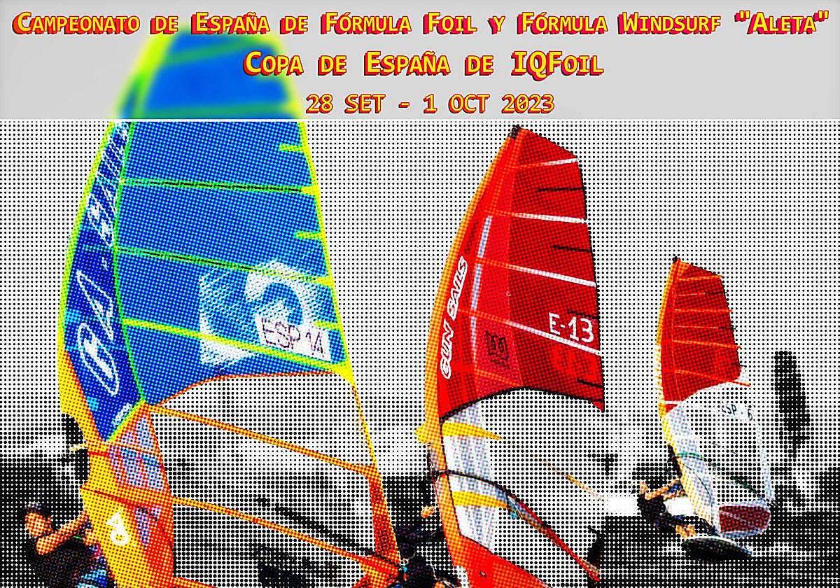 Pilar Lamadrid y Nacho Baltasar en la Copa de España de iQFoil