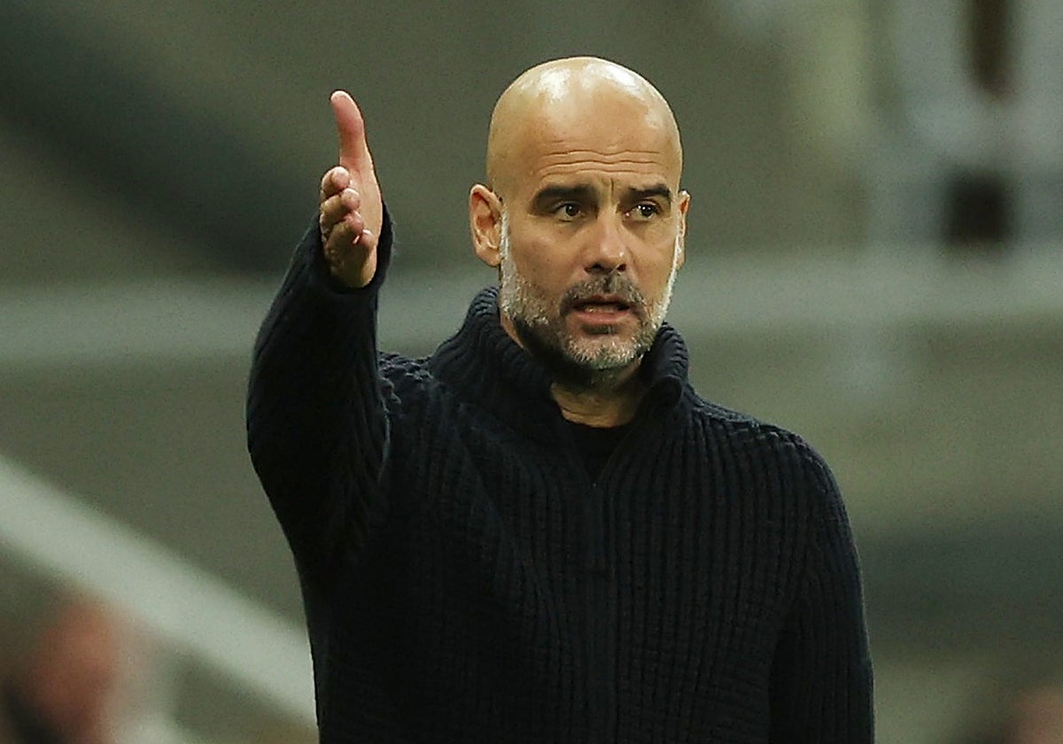 Pep Guardiola, entrenador del Manchetser City