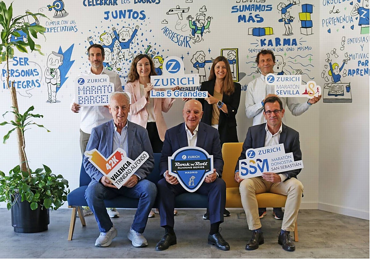 Los directores y responsables de 'Las 5 Grandes' maratones de España