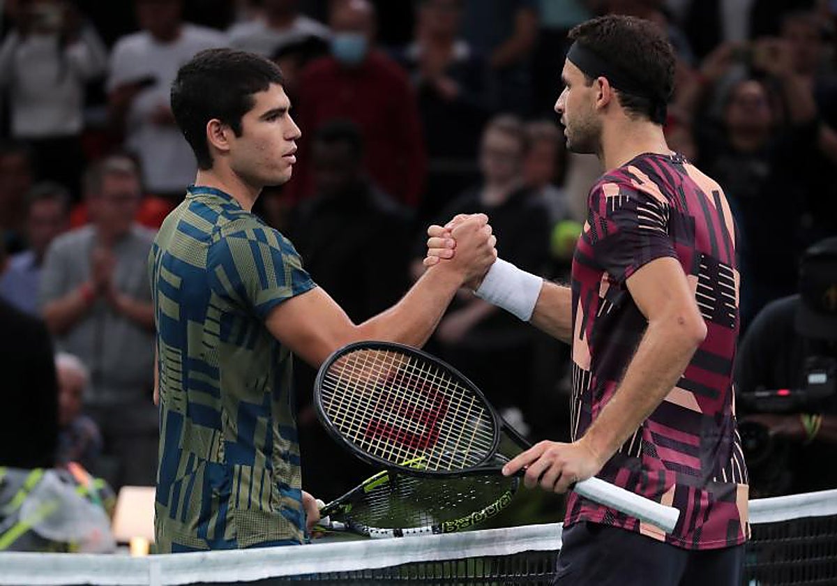 Alcaraz no puede con Dimitrov y cae en octavos de final del Masters 1000 de Shanghai