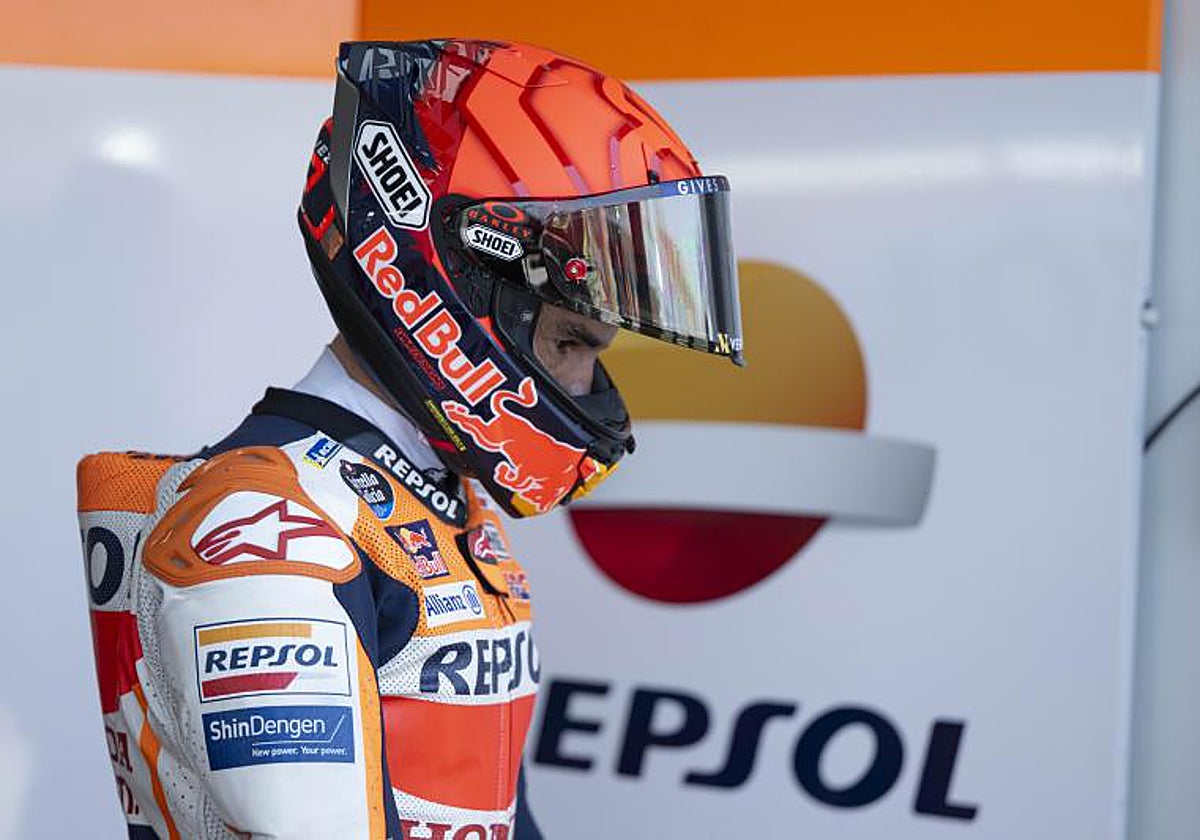 Marc Márquez volvió a caerse en Mandalika