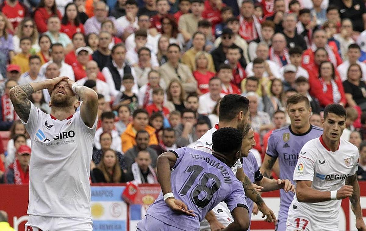Lance del Sevilla - Real Madrid de la temporada pasada