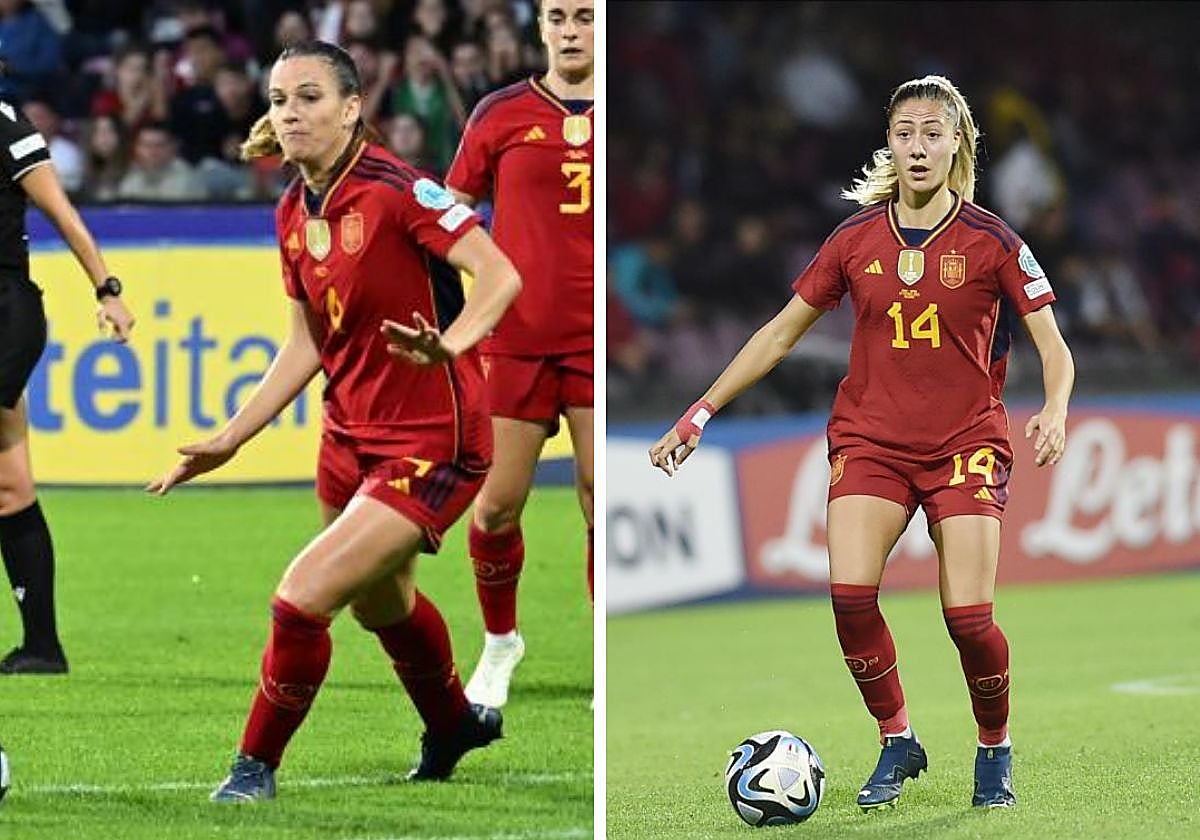 Laia Codina y Laia Aleixandri, jugadoras de la selección española