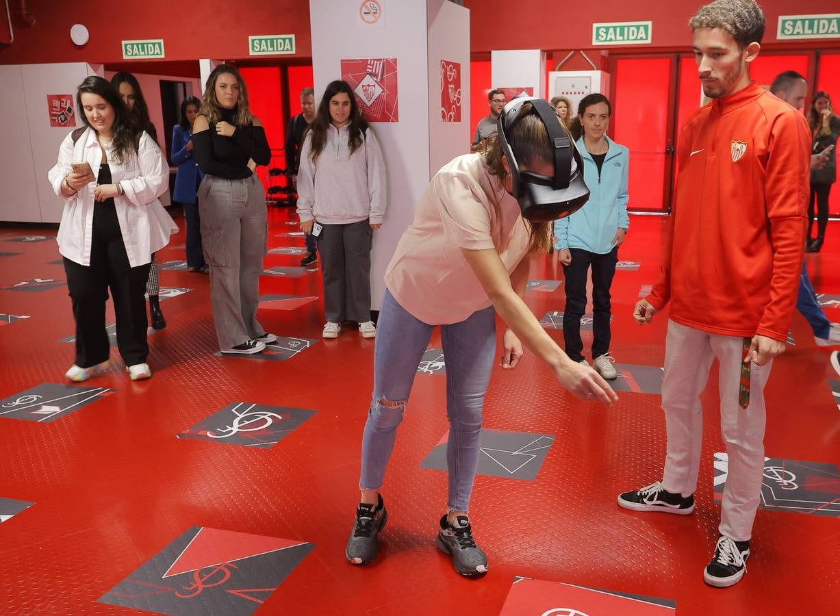 Presentación a los medios del nuevo tour virtual por el estadio Sánchez-Pizjuán