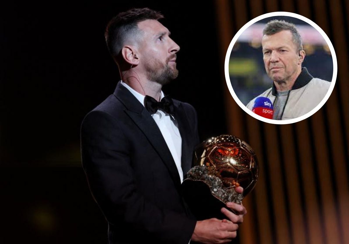 Leo Messi y Lothar Matthäus