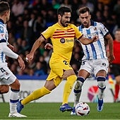 El Barcelona gana sobre la bocina