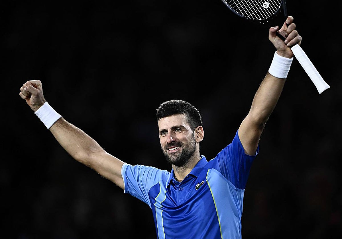 Novak Djokovic, tras vencer a Dimitrov