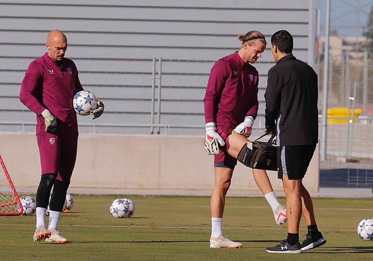 Nyland es atendido en la ciudad deportiva