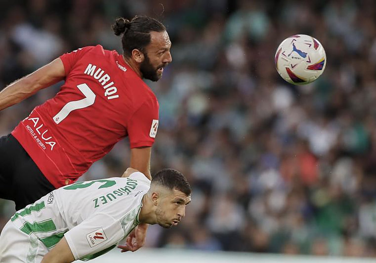 Vedat Muriqi en un lance contra el Betis esta temporada
