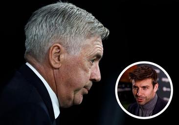 Ancelotti pone a Piqué en su sitio: «Vive en su mundo, la 14 será recordada de por vida»