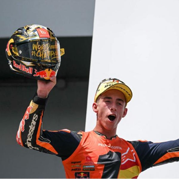 Pedro Acosta, campeón del mundo de Moto2