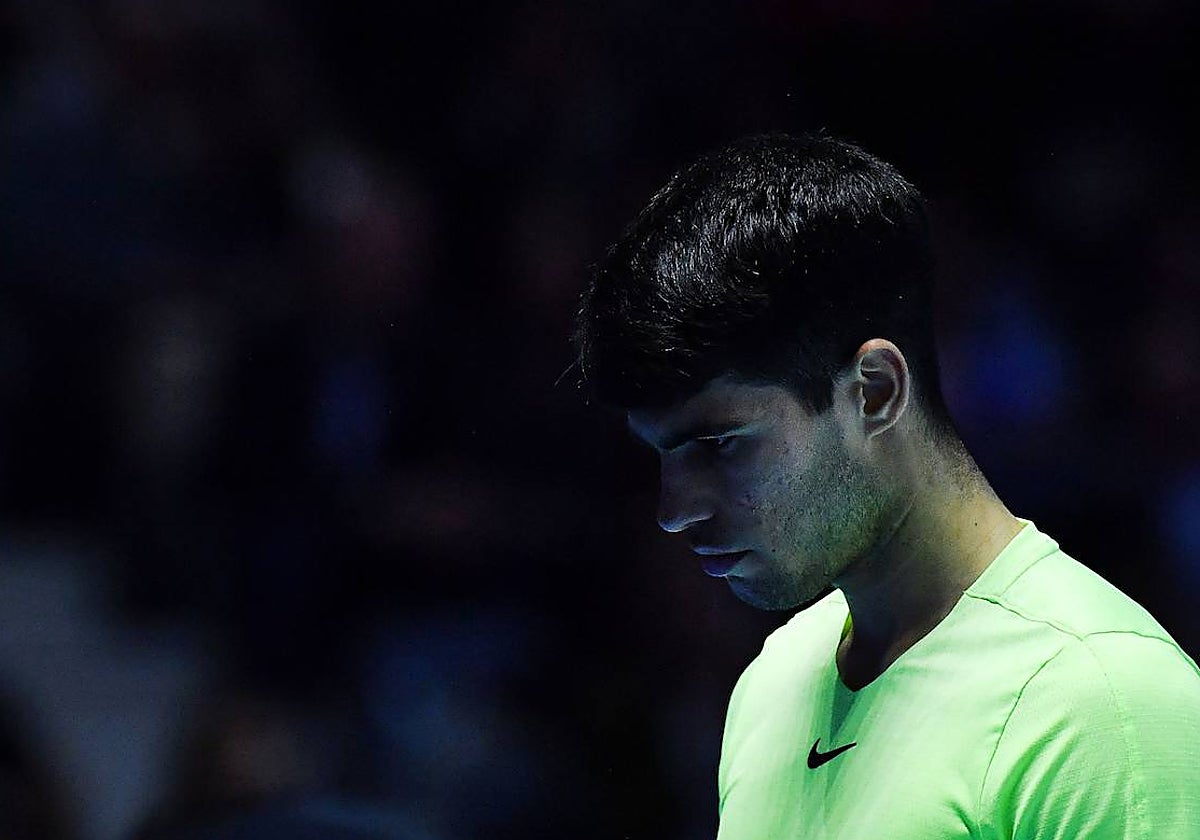 Carlos Alcaraz, tras caer ante Zverev