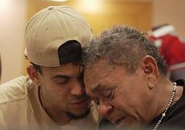 El emocionante reencuentro de Luis Díaz con su padre después del secuestro