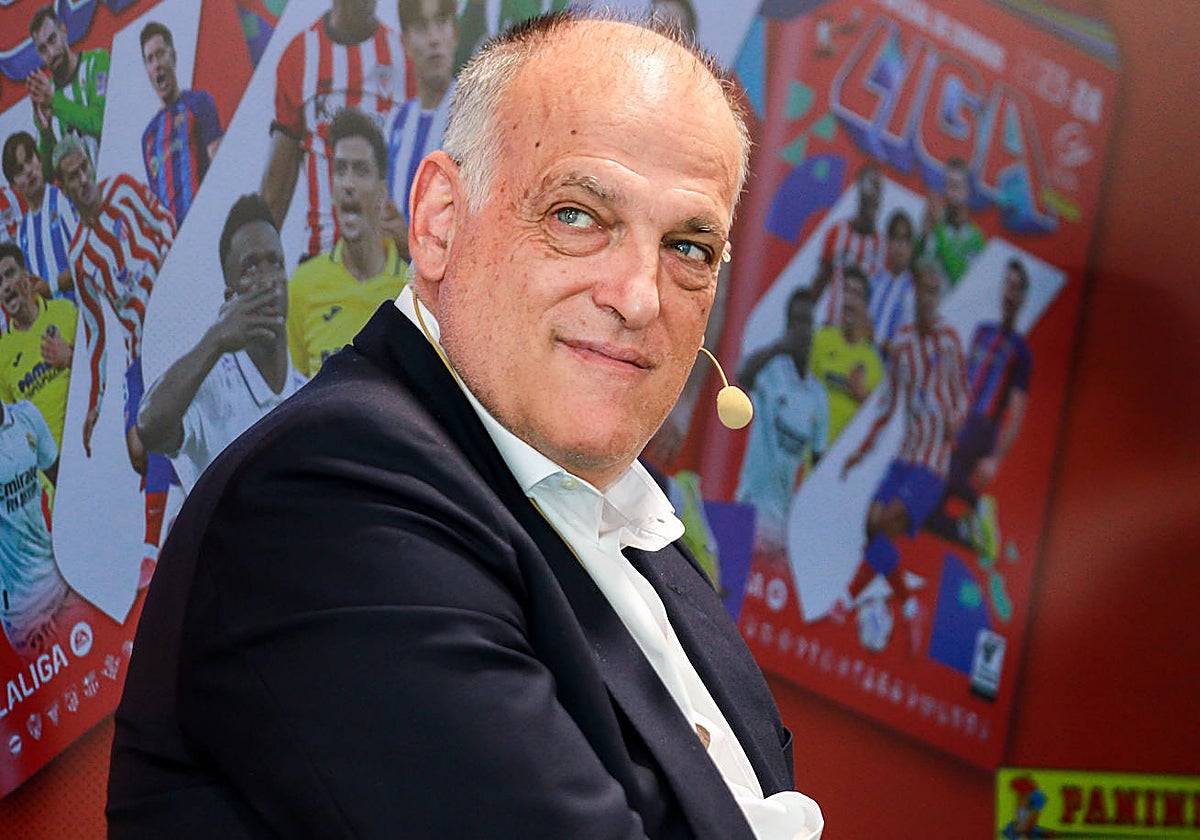 Javier Tebas, presidente de LaLiga