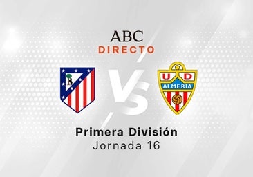 Atlético - Almería, estadísticas del partido