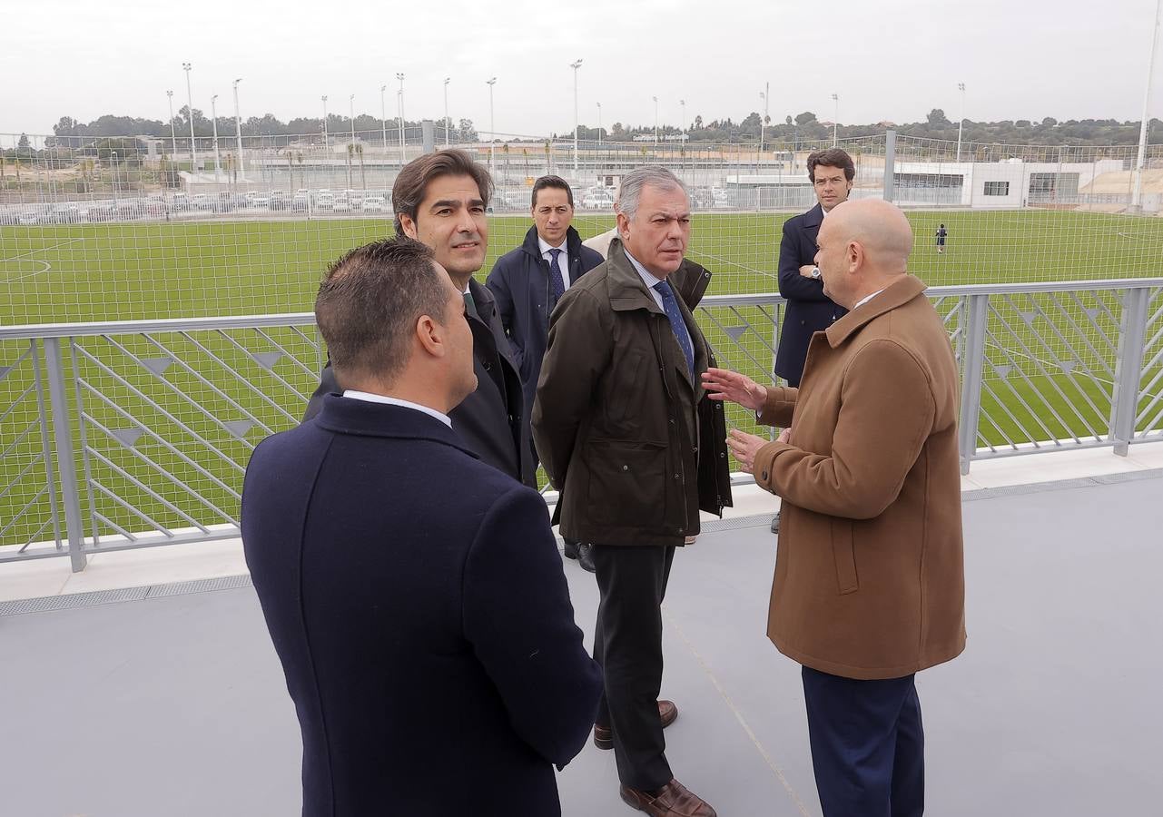 Imágenes del paseo por la nueva ciudad deportiva del Real Betis