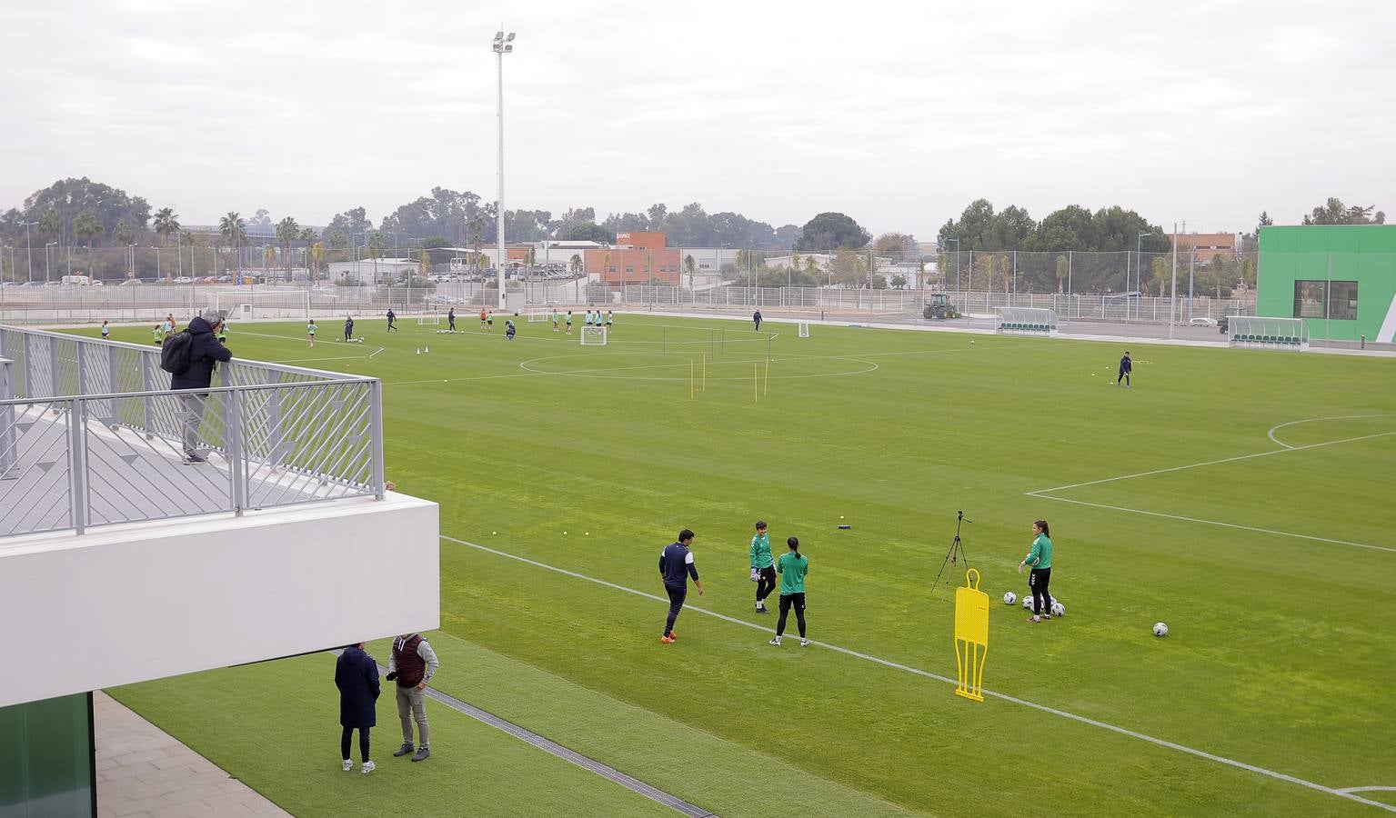 Imágenes del paseo por la nueva ciudad deportiva del Real Betis