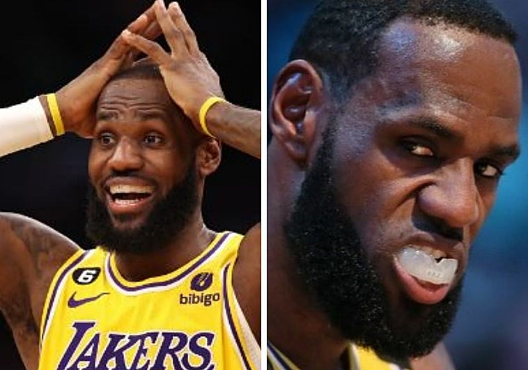 LeBron James, estrella de Los Ángeles Lakers