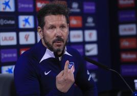 El dardo de Simeone a Joao: «Lo importante es la continuidad, un partido lo pueden jugar bien todos»