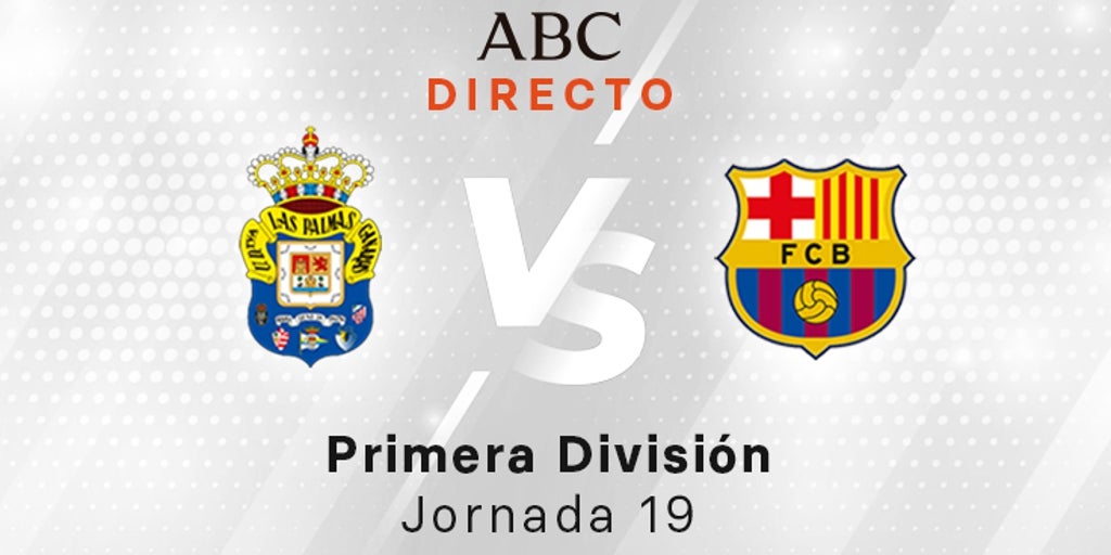 Las Palmas – Barcelona, ​​estadísticas del partido