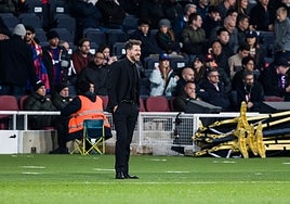 Simeone: «El balón nos quemaba»