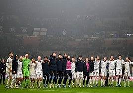 La Real Sociedad danza en San Siro y acaba líder su excelente fase de grupos