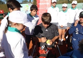 Martín de la Puente, campeón de España de tenis silla por séptima vez