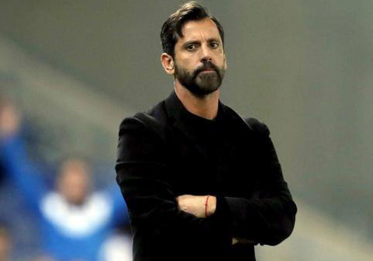 Quique Sánchez Flores, en un partido