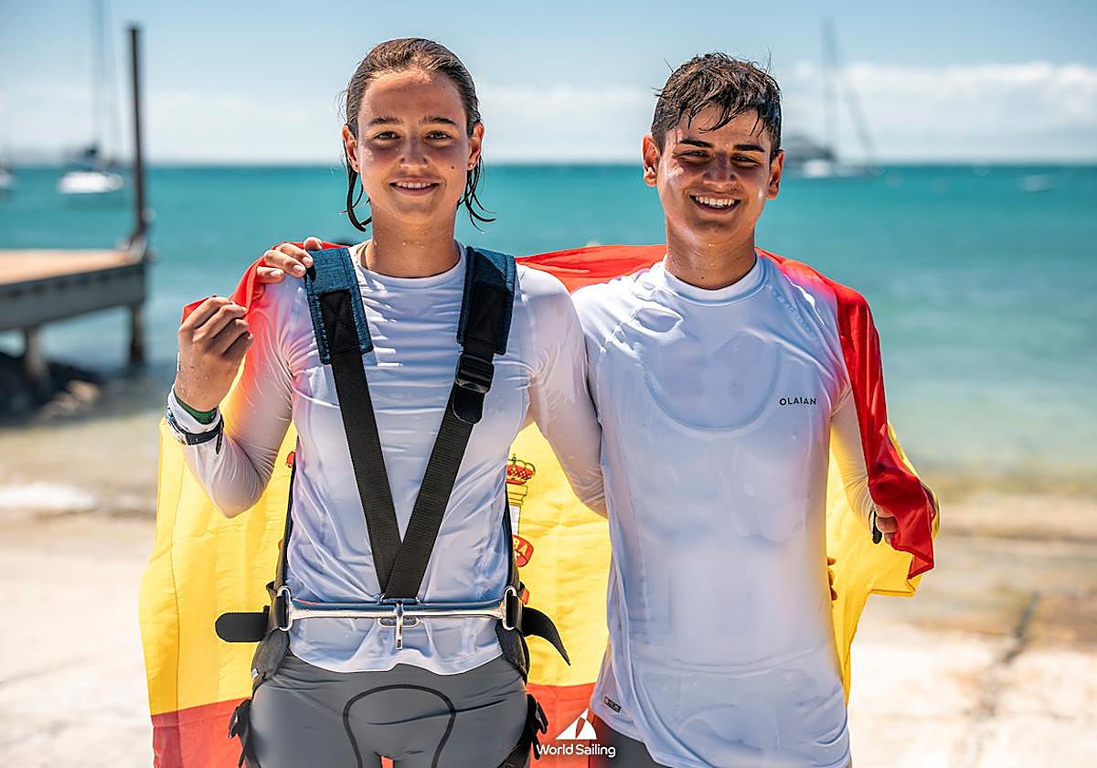 Daniel y Nora García de la Casa se convierten en los nuevos campeones del Mundo de Nacra 15