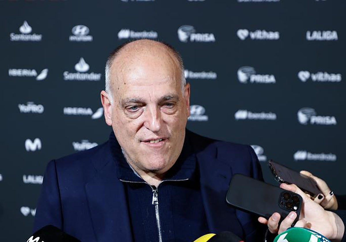 Javier Tebas, presidente de LaLiga
